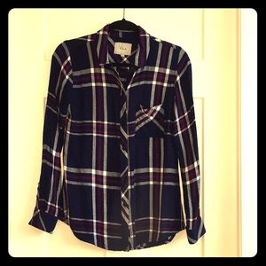 Rails button down